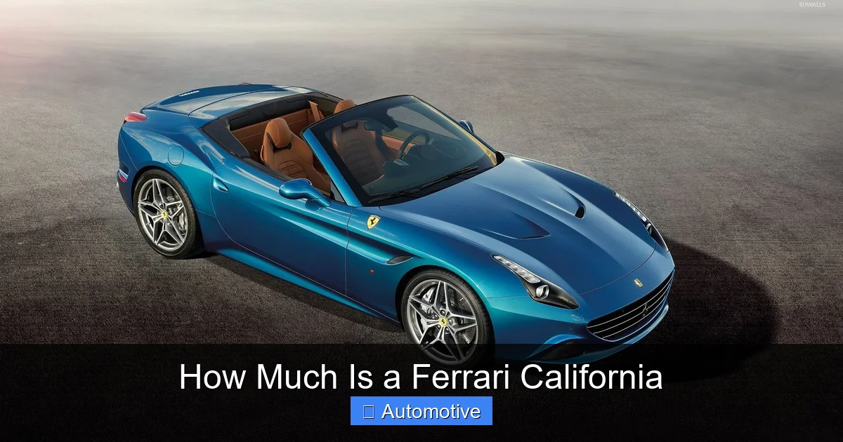 How Much Is a Ferrari California