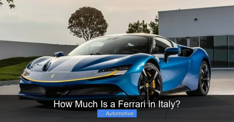 How Much Is a Ferrari in Italy?