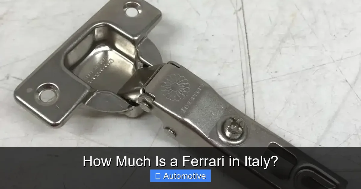 How Much Is a Ferrari in Italy?