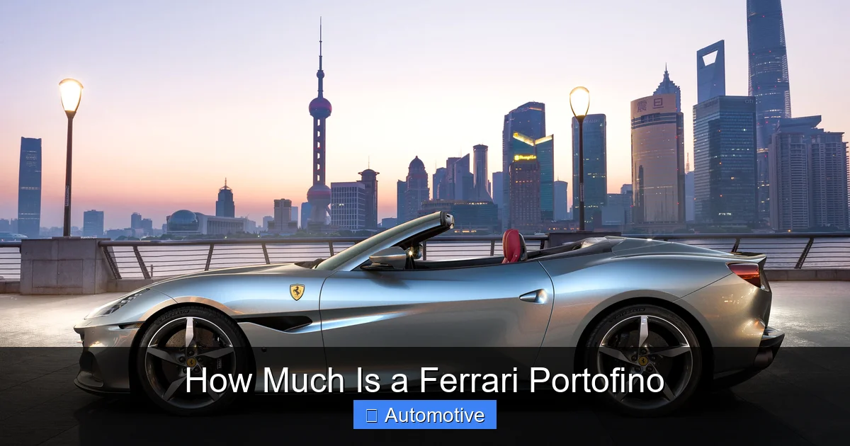 How Much Is a Ferrari Portofino