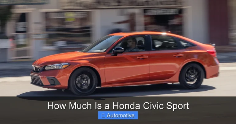How Much Is a Honda Civic Sport
