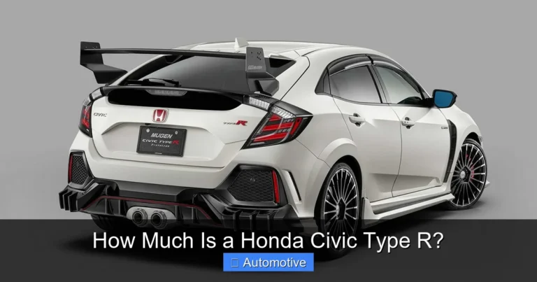 How Much Is a Honda Civic Type R?