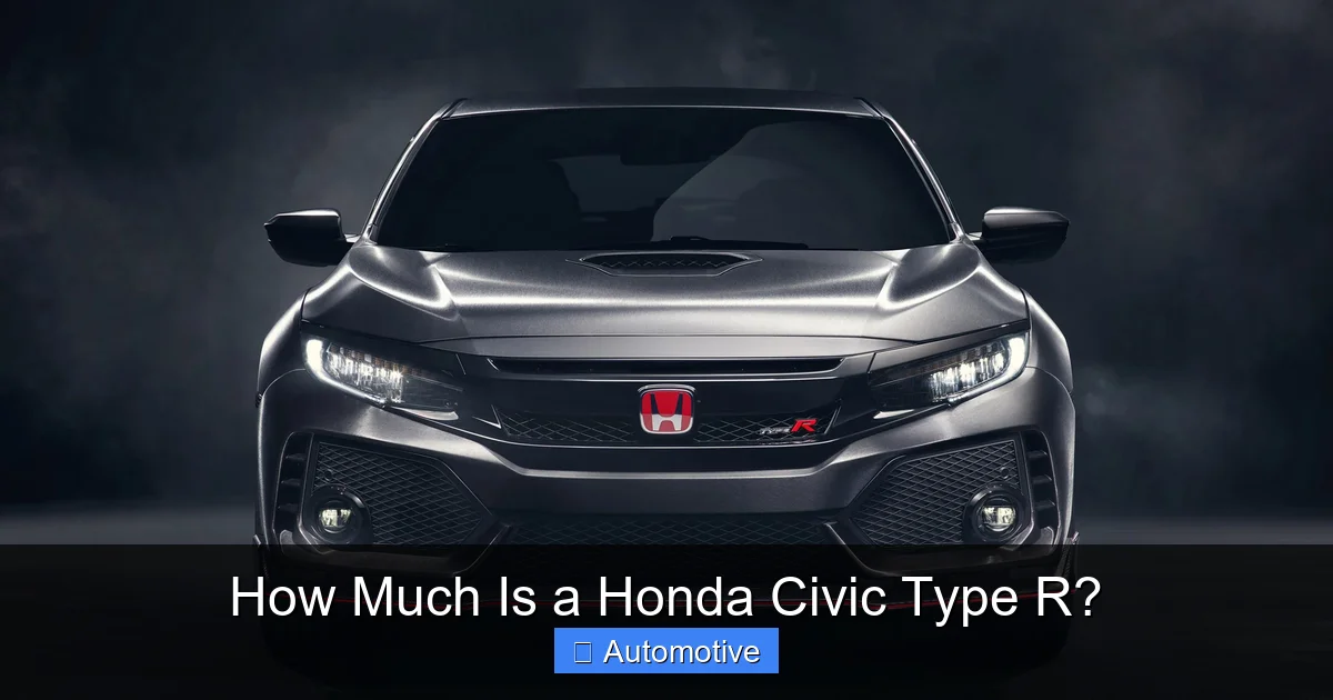 How Much Is a Honda Civic Type R?