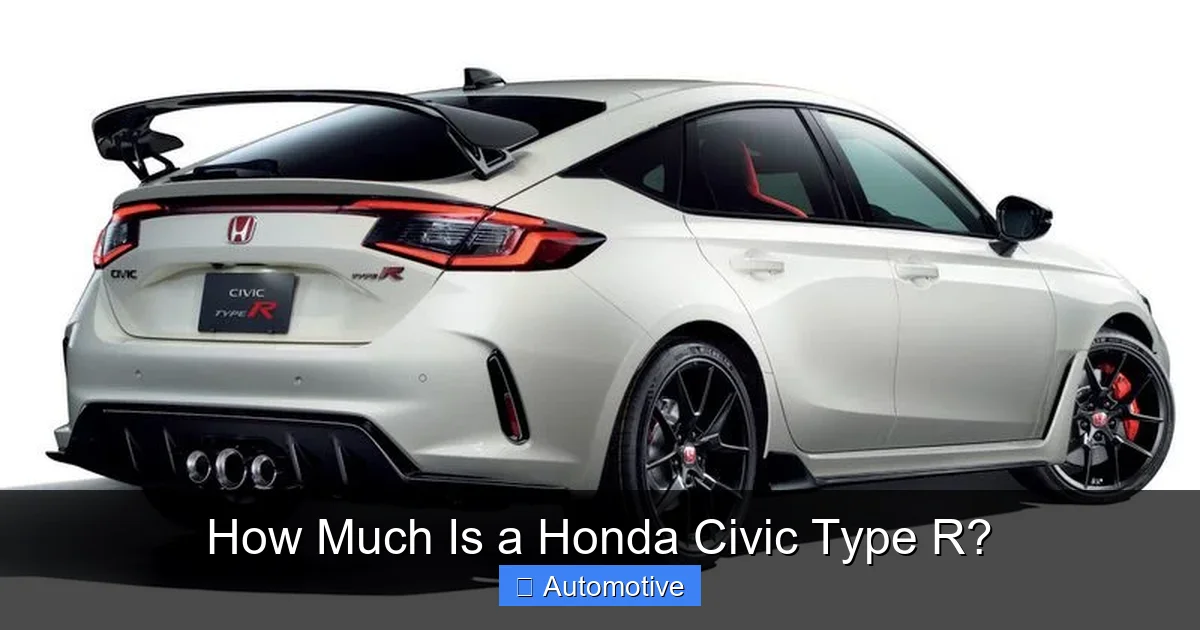How Much Is a Honda Civic Type R?