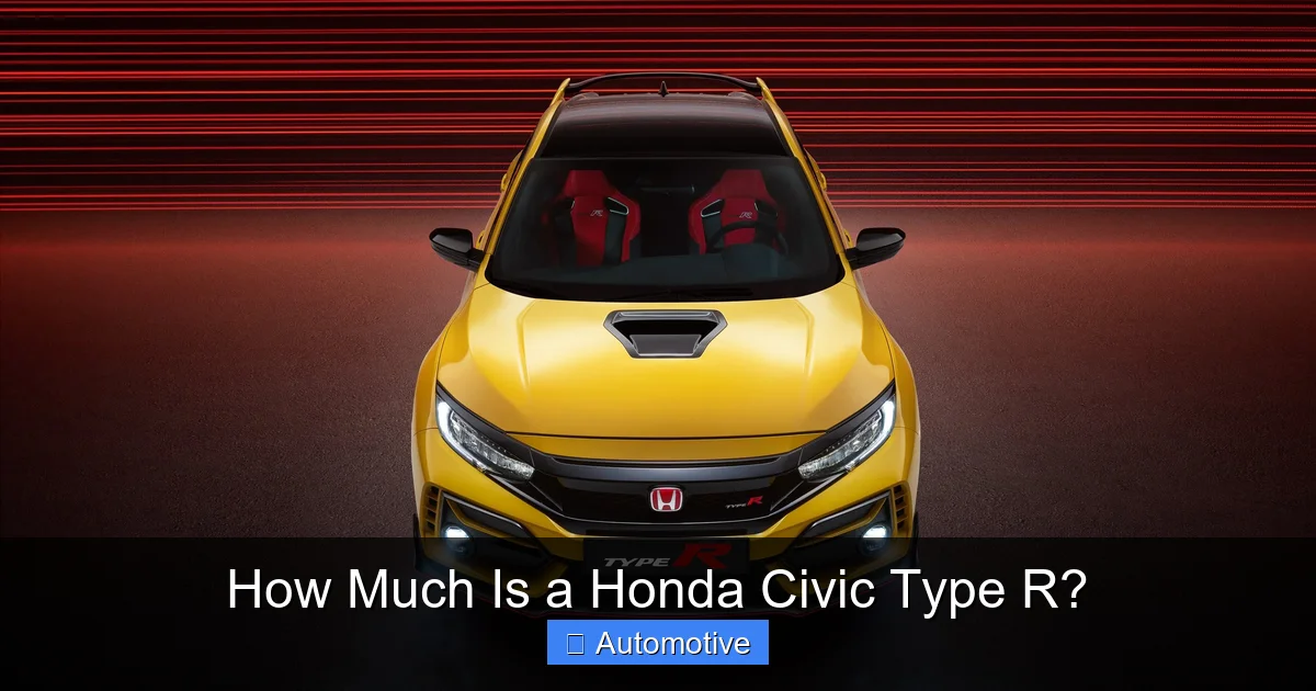 How Much Is a Honda Civic Type R?