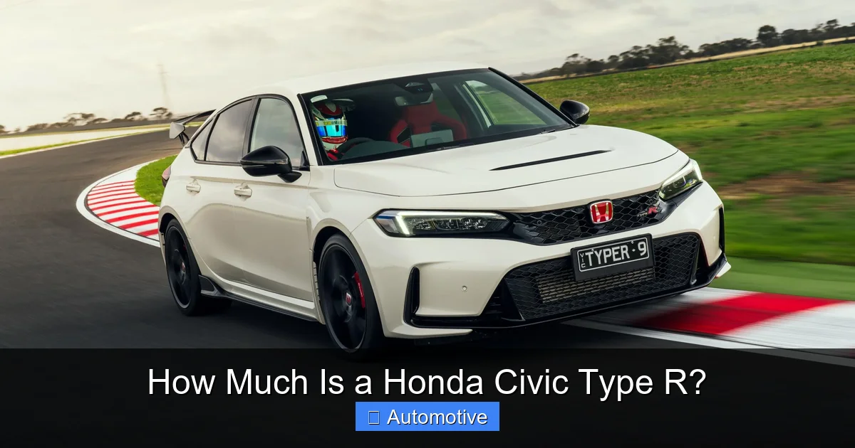 How Much Is a Honda Civic Type R?