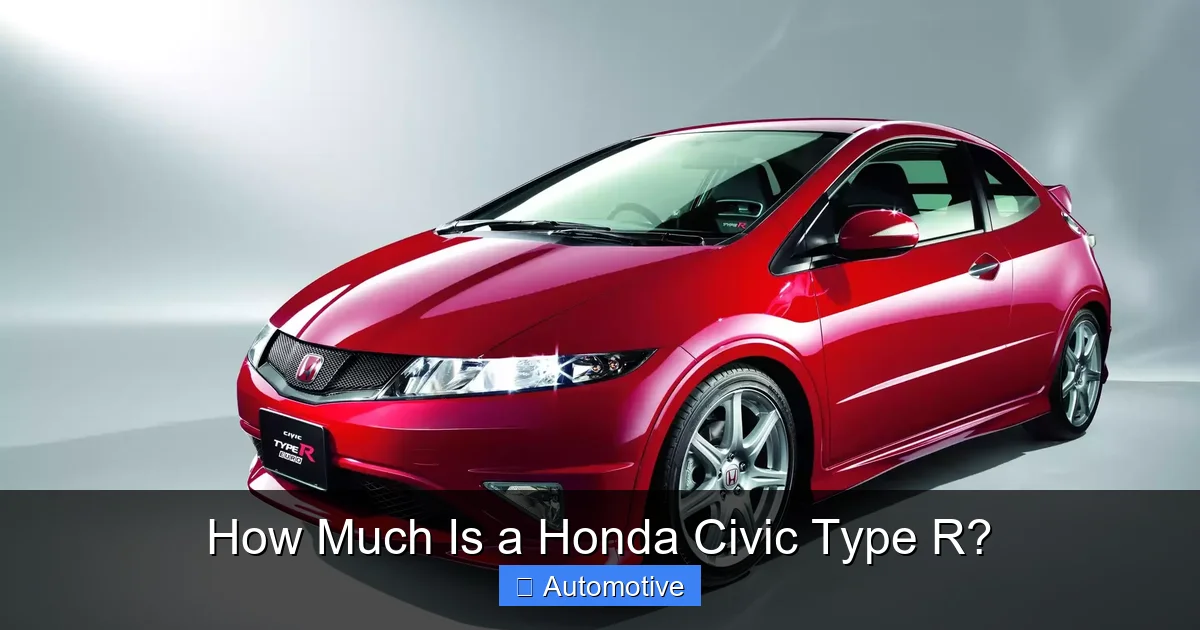 How Much Is a Honda Civic Type R?