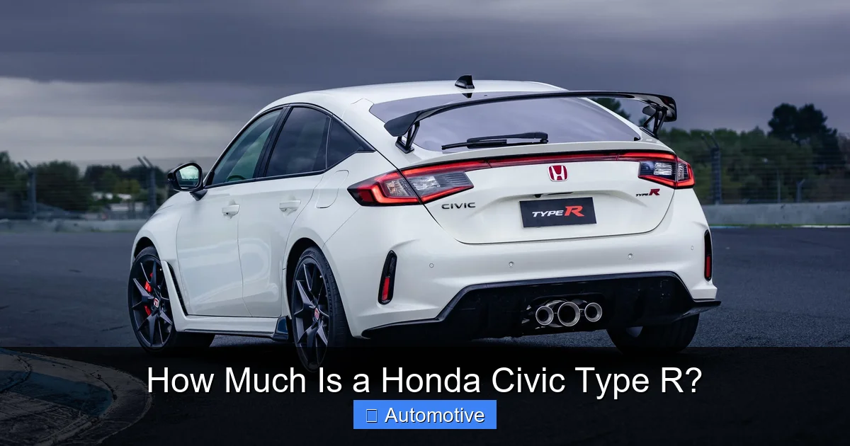How Much Is a Honda Civic Type R?