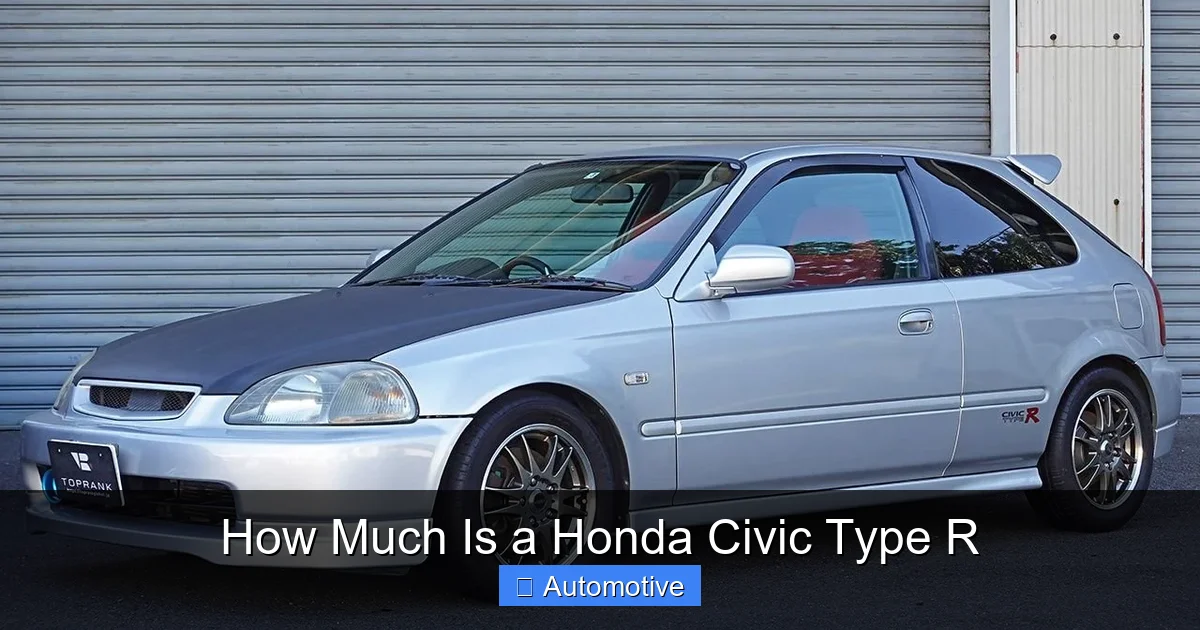 How Much Is a Honda Civic Type R