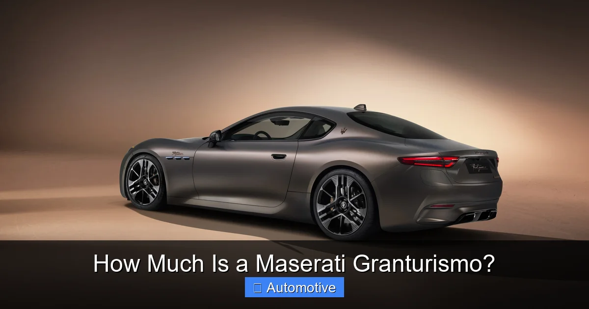 How Much Is a Maserati Granturismo?