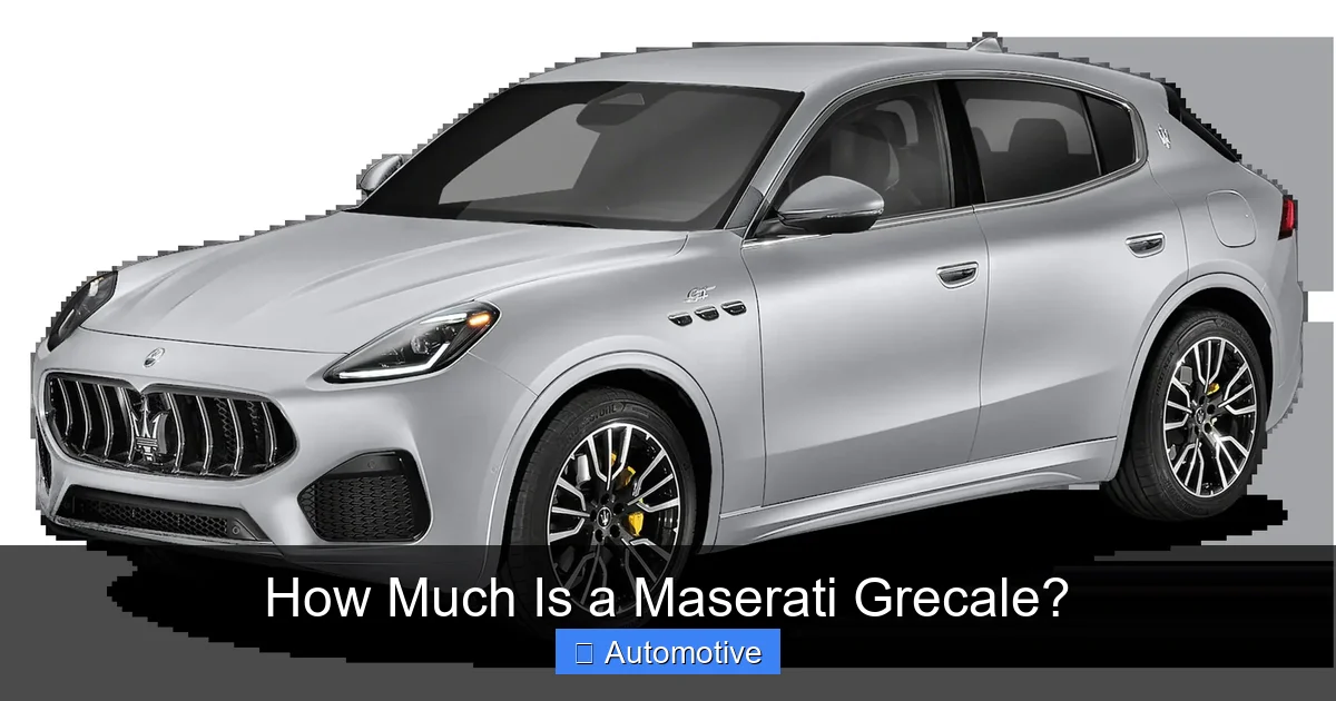 How Much Is a Maserati Grecale?