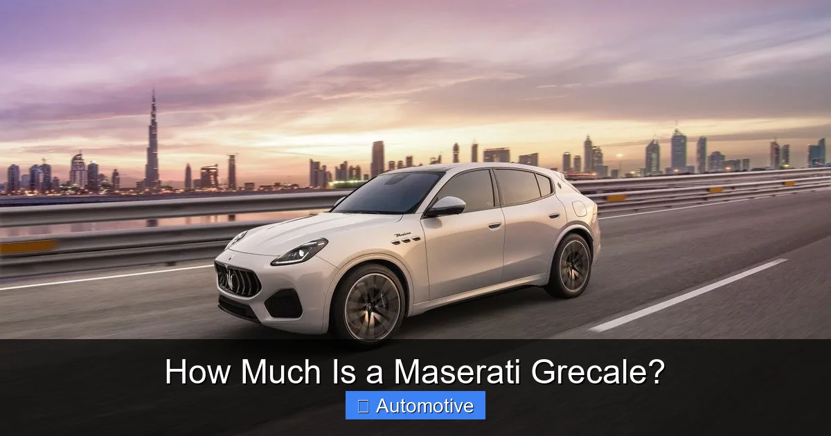 How Much Is a Maserati Grecale?