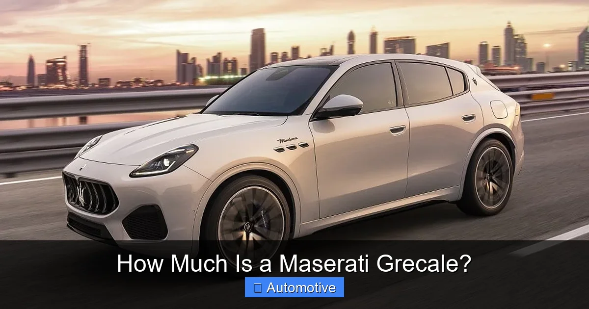 How Much Is a Maserati Grecale?