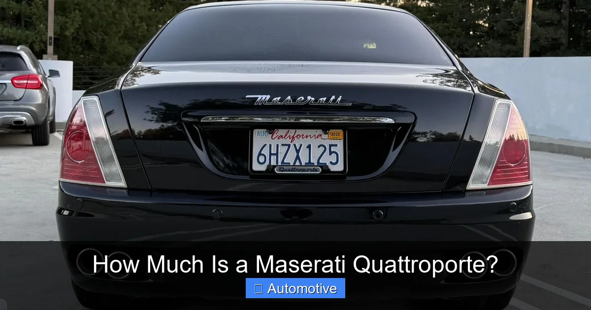 How Much Is a Maserati Quattroporte?