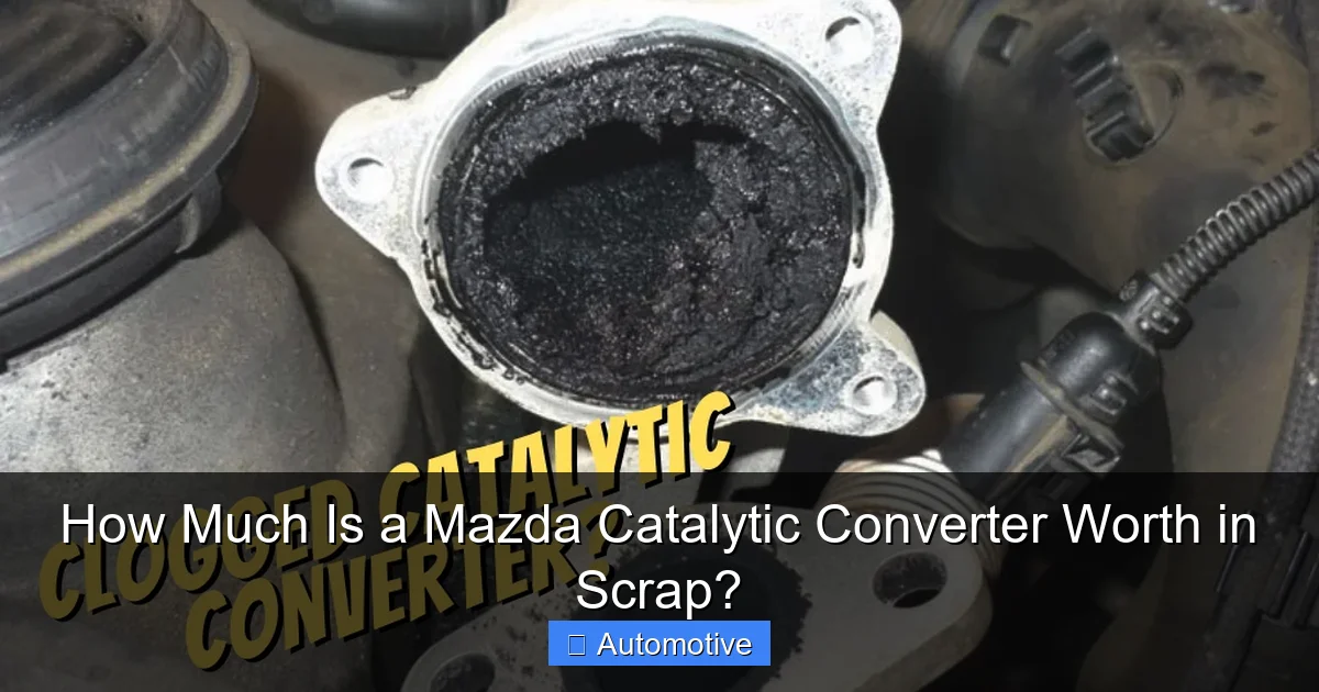 How Much Is a Mazda Catalytic Converter Worth in Scrap?
