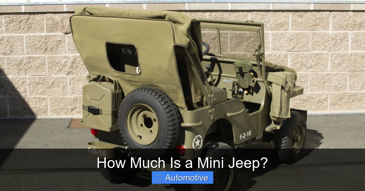 How Much Is a Mini Jeep?