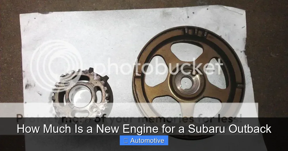 How Much Is a New Engine for a Subaru Outback