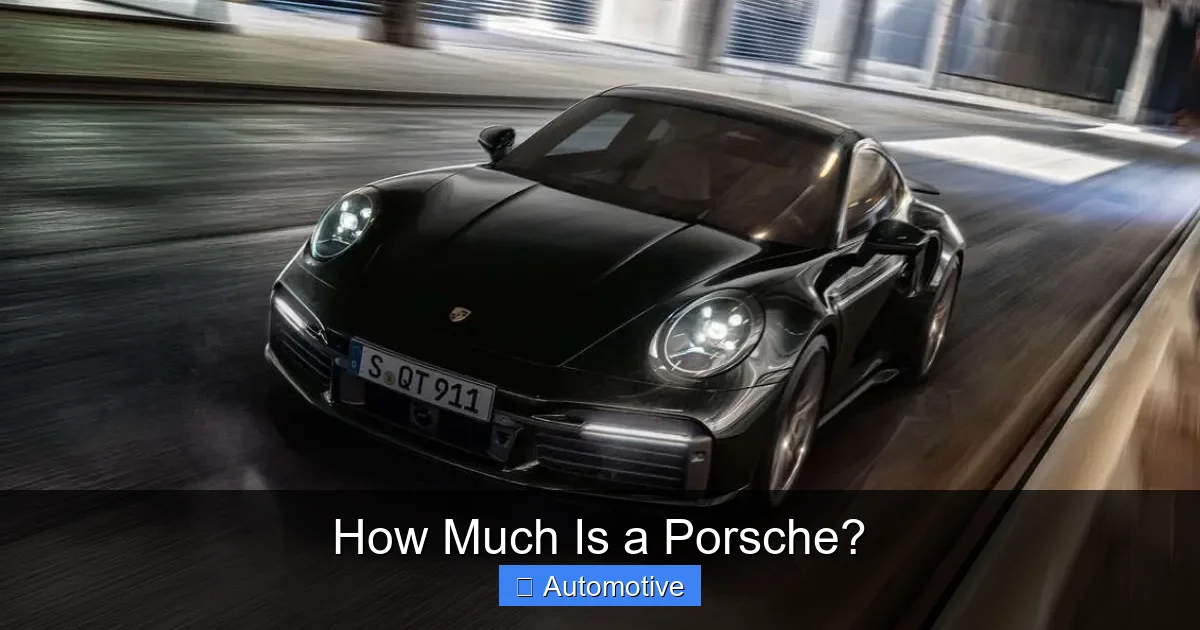 How Much Is a Porsche?