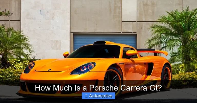 How Much Is a Porsche Carrera Gt?