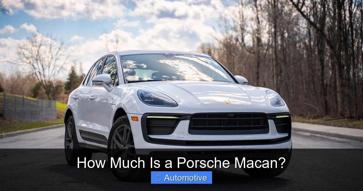How Much Is a Porsche Macan?