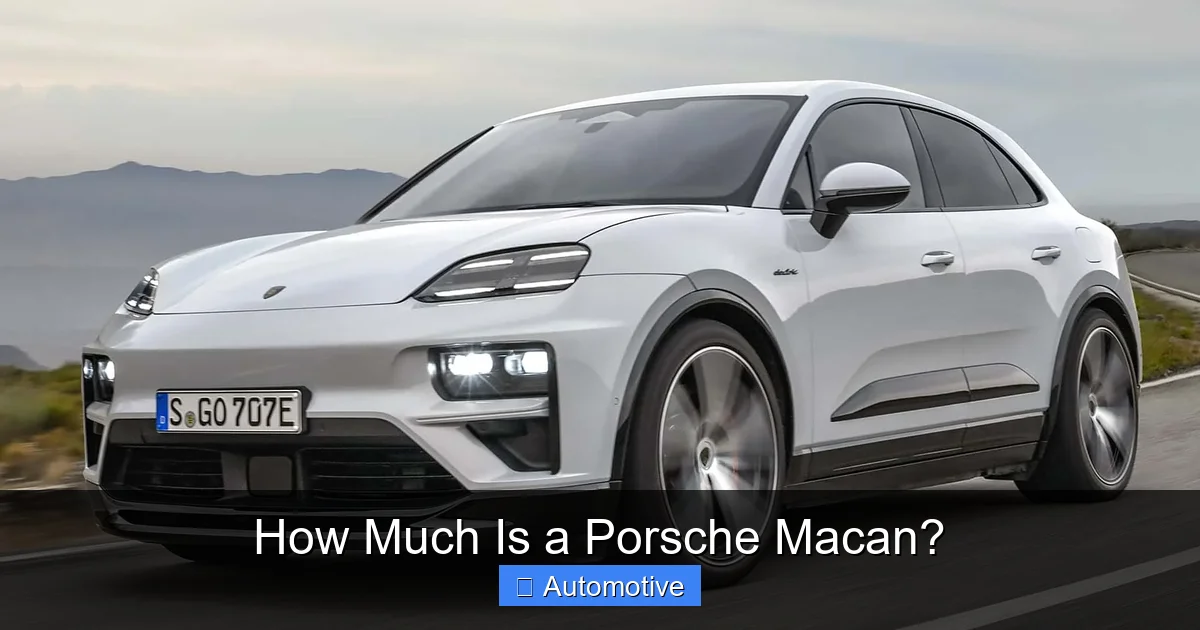 How Much Is a Porsche Macan?