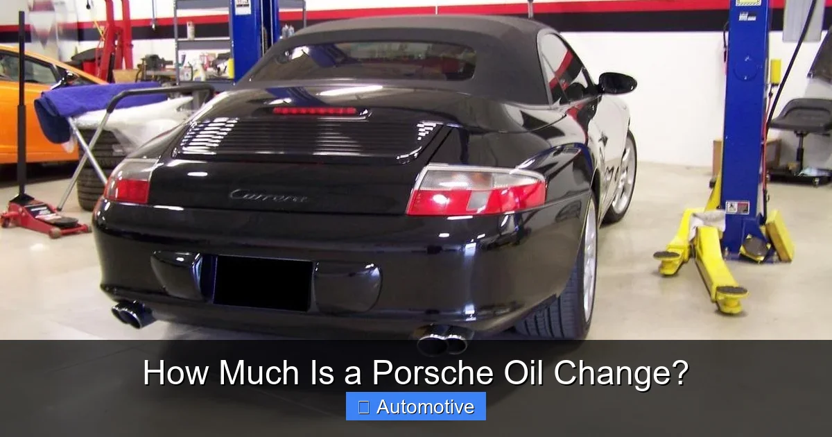 How Much Is a Porsche Oil Change?