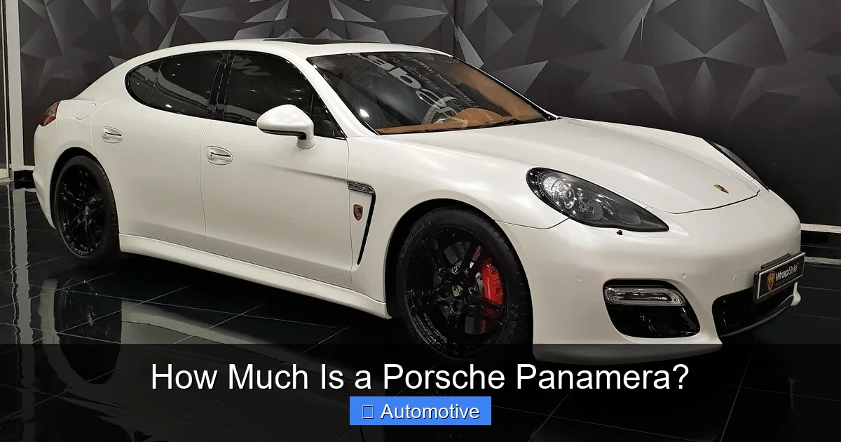 How Much Is a Porsche Panamera?