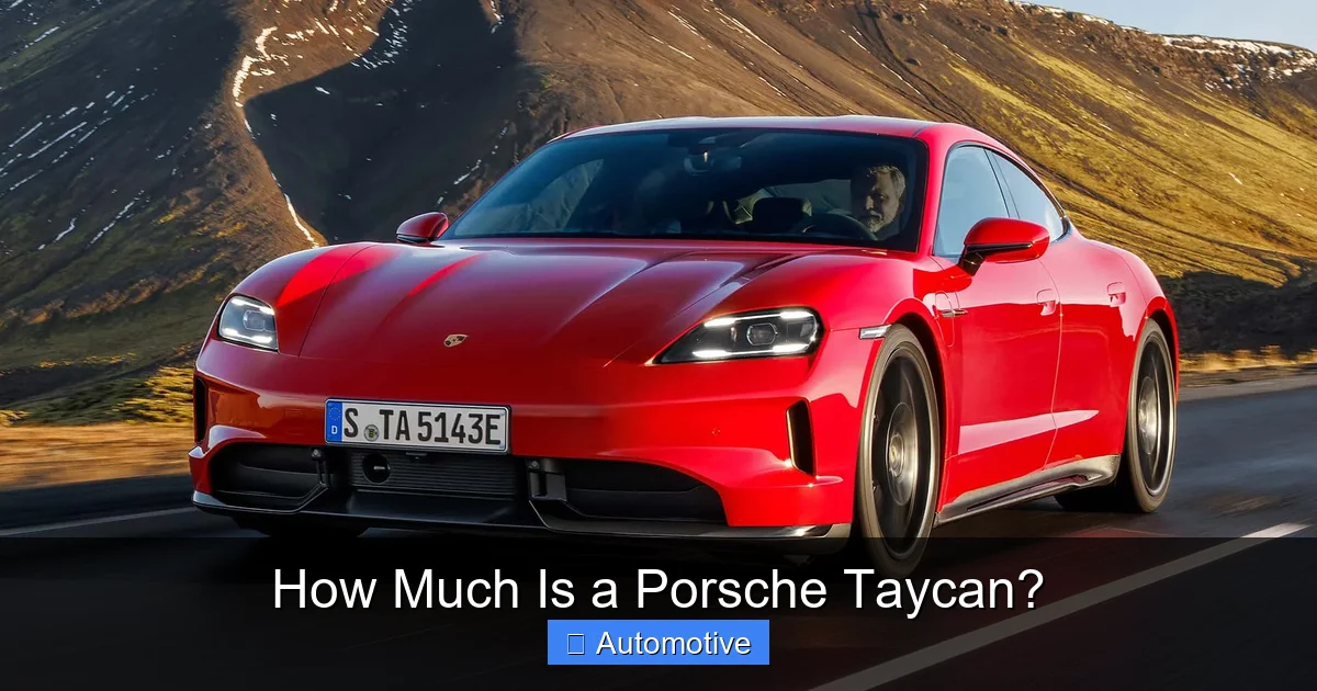 How Much Is a Porsche Taycan?