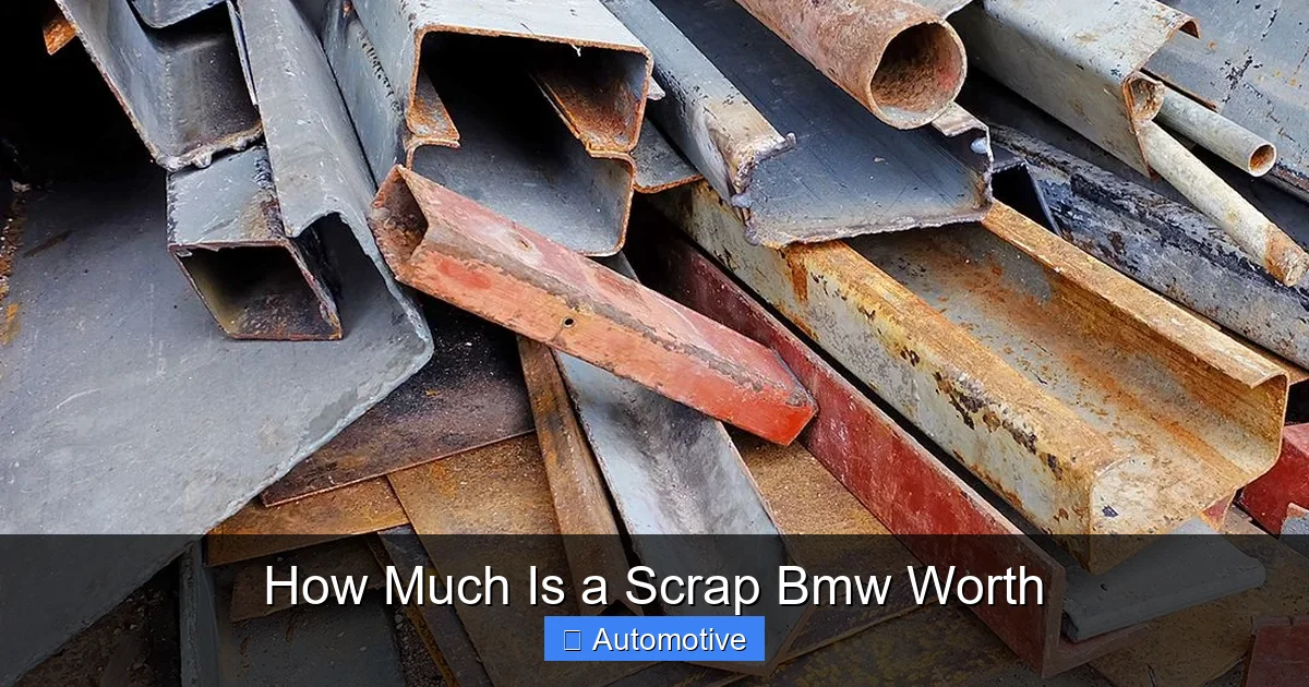 How Much Is a Scrap Bmw Worth