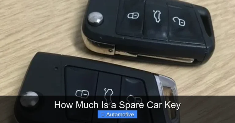 How Much Is a Spare Car Key