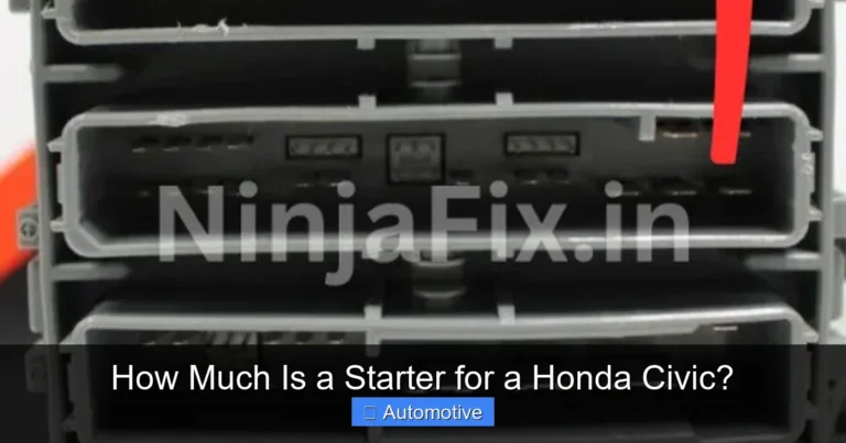 How Much Is a Starter for a Honda Civic?