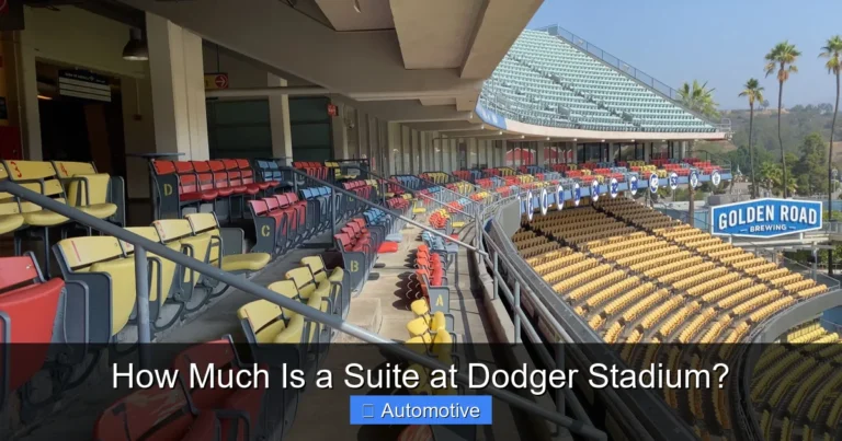 How Much Is a Suite at Dodger Stadium?