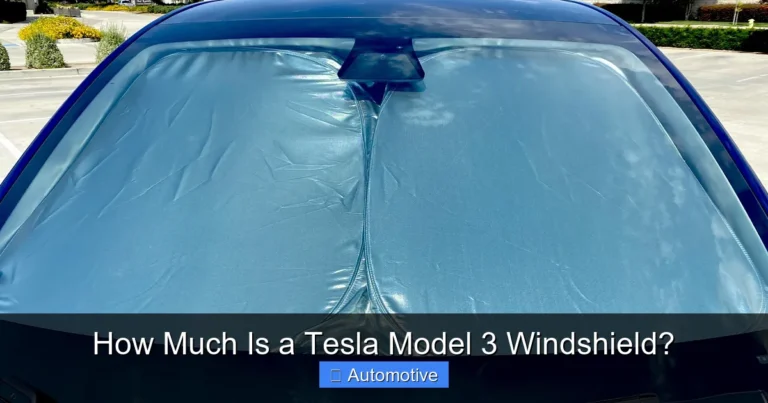 How Much Is a Tesla Model 3 Windshield?