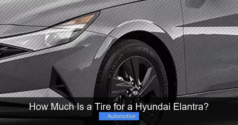 How Much Is a Tire for a Hyundai Elantra?