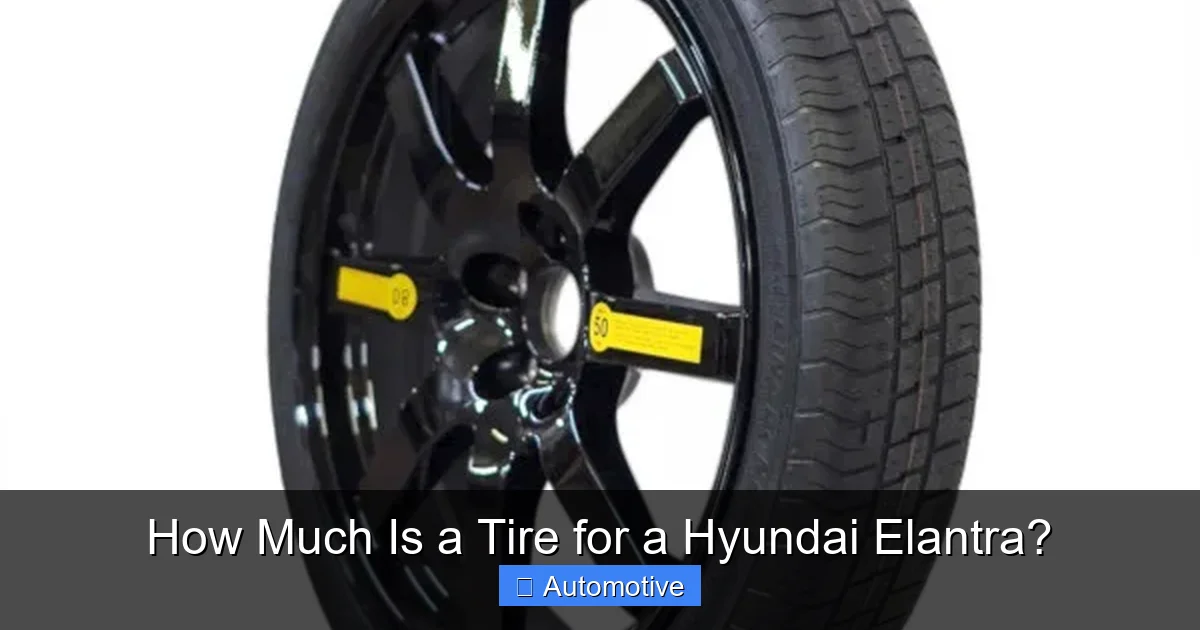 How Much Is a Tire for a Hyundai Elantra?