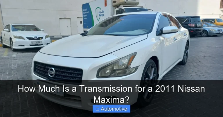 How Much Is a Transmission for a 2011 Nissan Maxima?