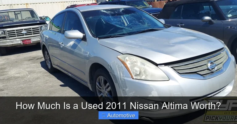 How Much Is a Used 2011 Nissan Altima Worth?