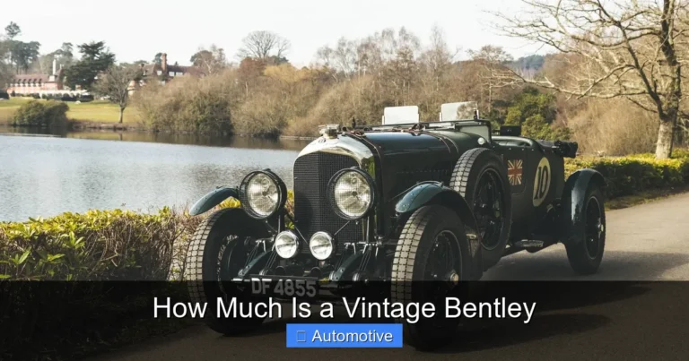 How Much Is a Vintage Bentley