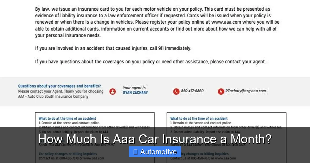 How Much Is Aaa Car Insurance a Month?