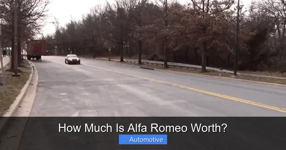 How Much Is Alfa Romeo Worth?