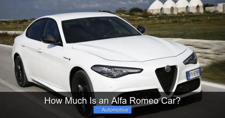 How Much Is an Alfa Romeo Car?