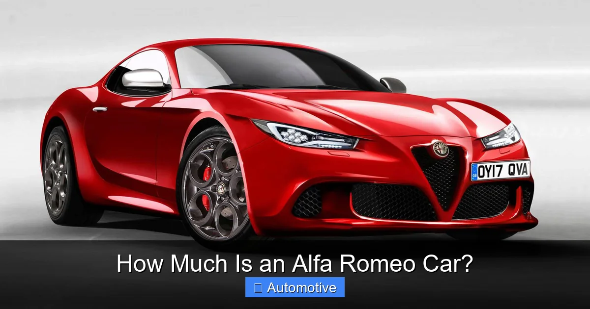 How Much Is an Alfa Romeo Car?