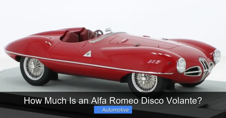 How Much Is an Alfa Romeo Disco Volante?