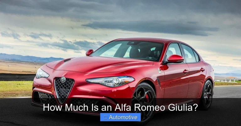 How Much Is an Alfa Romeo Giulia?