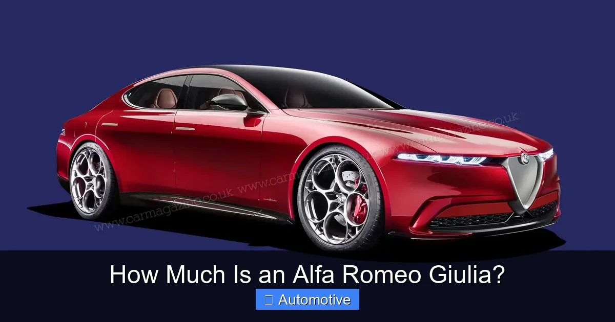 How Much Is an Alfa Romeo Giulia?