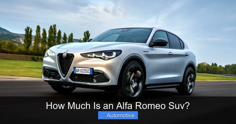 How Much Is an Alfa Romeo Suv?