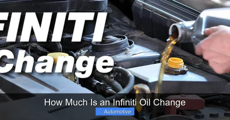 How Much Is an Infiniti Oil Change