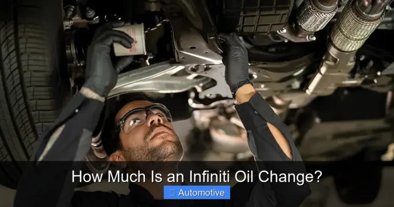 How Much Is an Infiniti Oil Change?