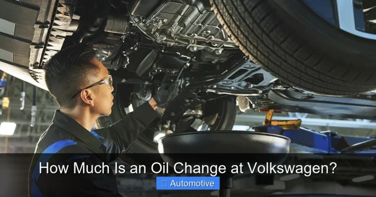 How Much Is an Oil Change at Volkswagen?