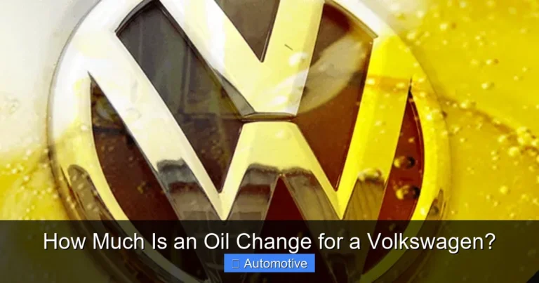 How Much Is an Oil Change for a Volkswagen?